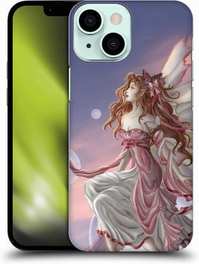 Head Case Designs Officially Licensed Nene Thomas Daybreak Pink Fairy Bubbles Hard Back Case Compatible with Apple iPhone 13 Mini