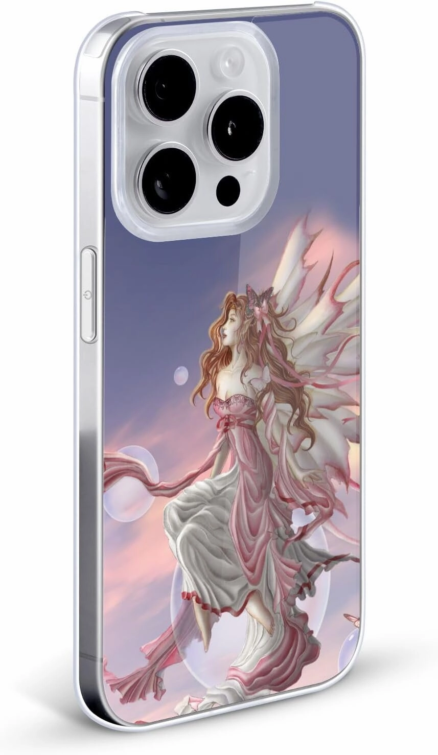 Head Case Designs Officially Licensed Nene Thomas Daybreak Pink Fairy Bubbles Hard Back Case Compatible with Apple iPhone 13 Mini