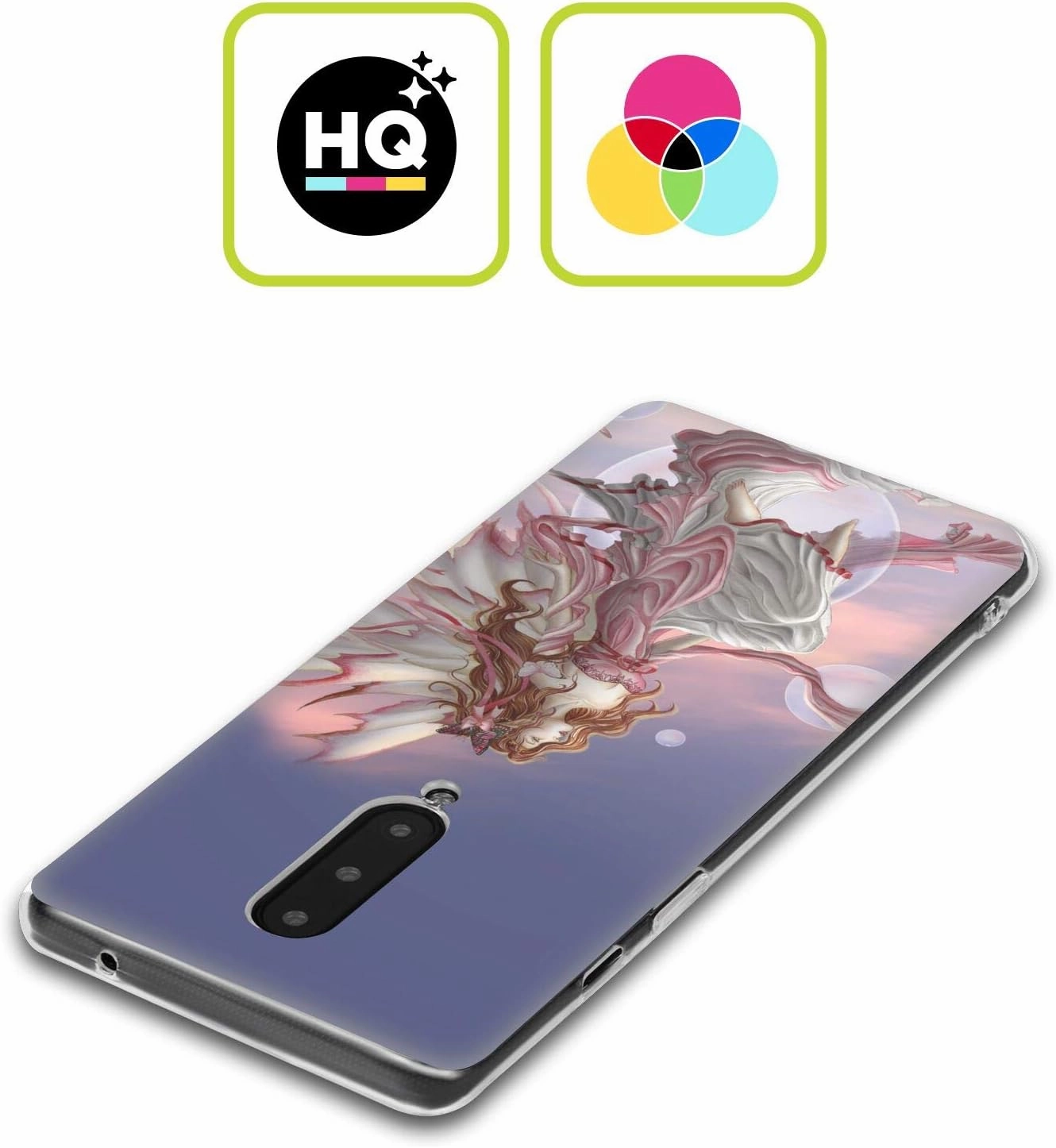 Head Case Designs Officially Licensed Nene Thomas Daybreak Pink Fairy Bubbles Soft Gel Case Compatible with OnePlus 12