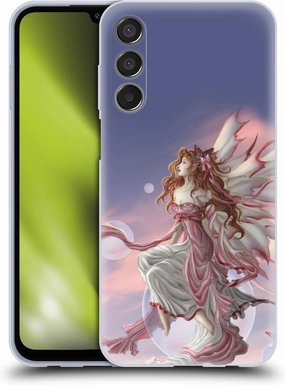 Head Case Designs Officially Licensed Nene Thomas Daybreak Pink Fairy Bubbles Soft Gel Case Compatible with Samsung Galaxy M15/F15 5G
