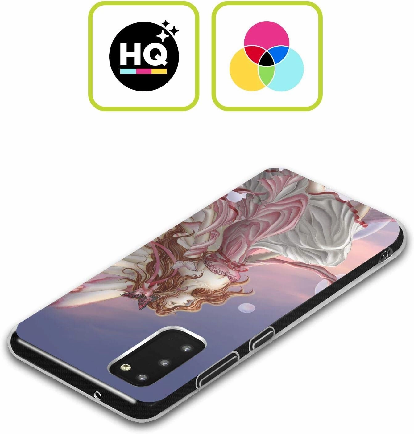 Head Case Designs Officially Licensed Nene Thomas Daybreak Pink Fairy Bubbles Soft Gel Case Compatible with Samsung Galaxy M15/F15 5G
