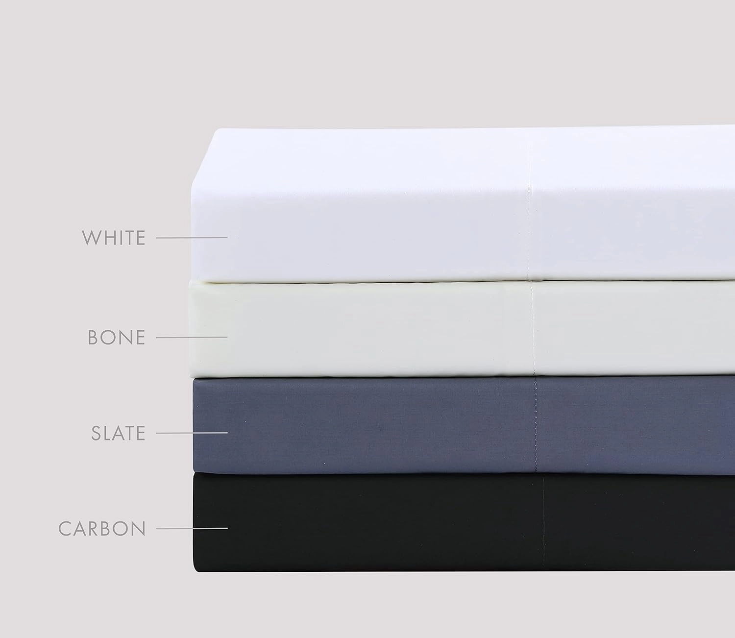 Hotel Collection Ultra Percale Pillowcase Set, 100% ELS Giza Egyptian Cotton, Side Envelope Closure, 2 Pillowcases, All Natural (Bone, Standard)