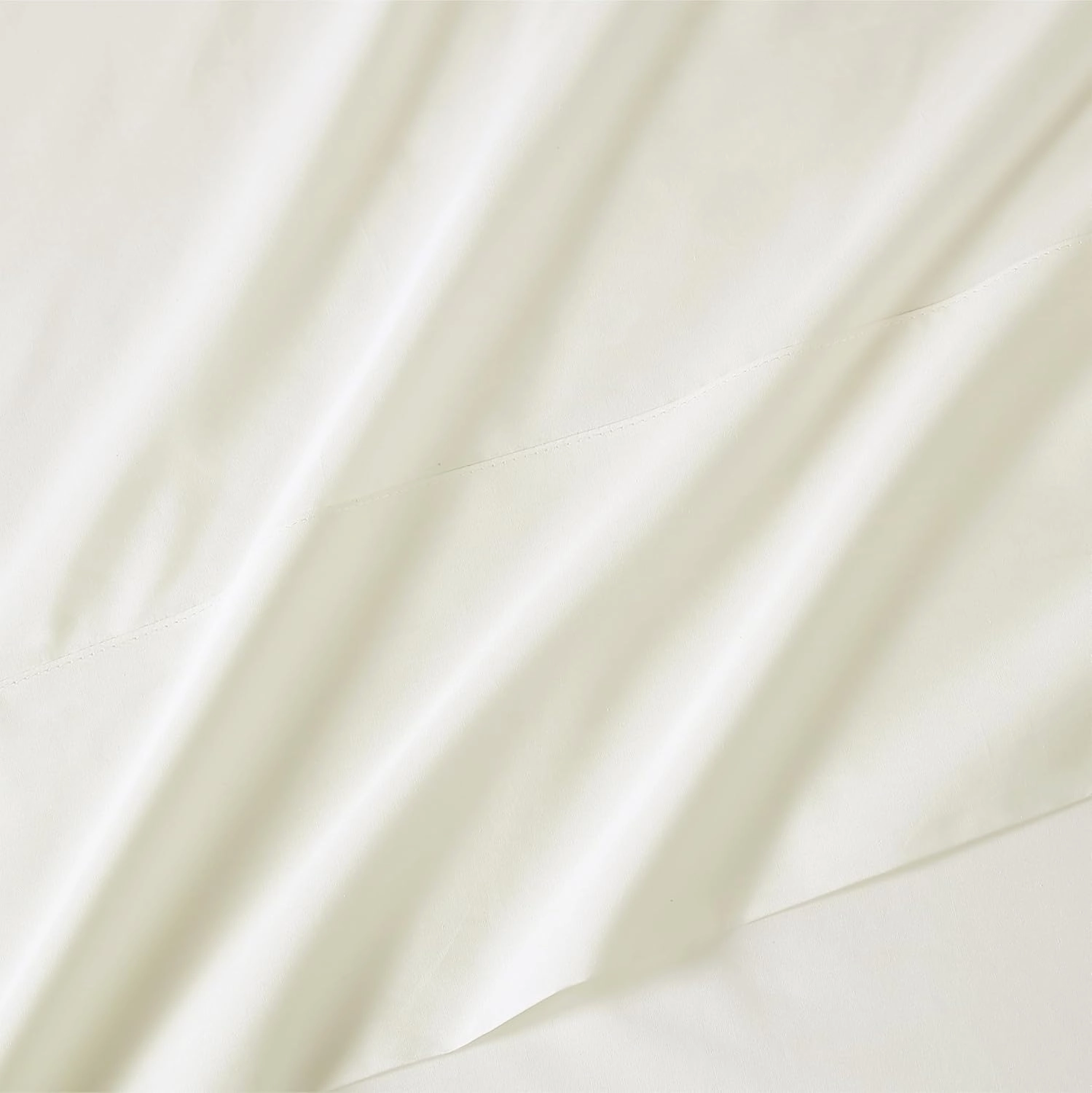 Hotel Collection Ultra Percale Pillowcase Set, 100% ELS Giza Egyptian Cotton, Side Envelope Closure, 2 Pillowcases, All Natural (Bone, Standard)
