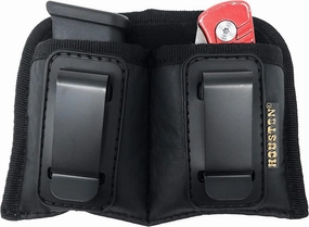Houston IWB Magazine and Multi-Use Holster - Concealment Clip Fits Most Double Stack 9mm/.40 Cal. for Compact Sizes Like Glock 26/27, Sig P365