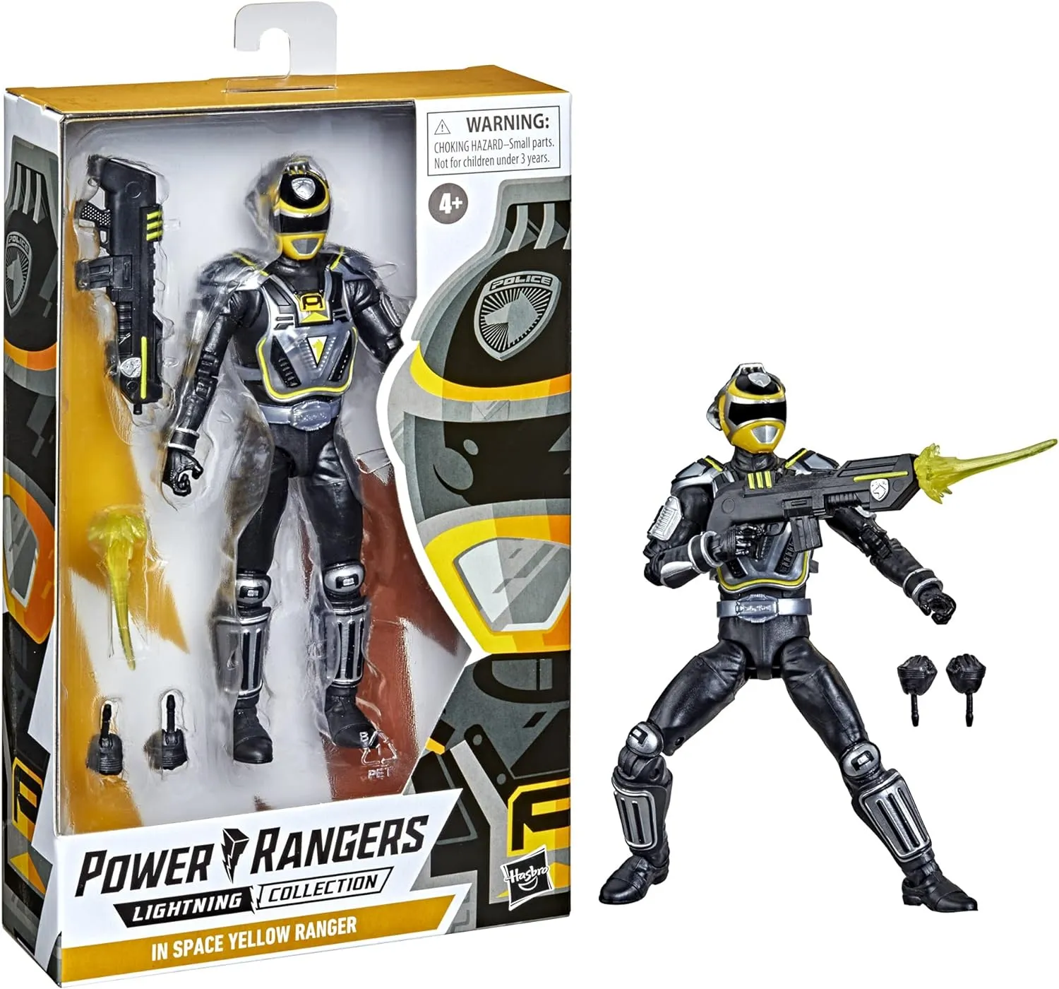 HTG Power Rangers Lightning SPD A Squad Yellow Action Figure