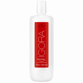 Igora Royal Developer 12% 40 Volume 1000 ml and M Hair Designs Tint Brush/Comb (Bundle 2 items)