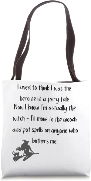 I'm Actually a Witch Funny Tote Bag