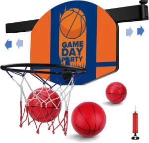 Indoor Basketball Hoop Moving for Boy 3 4 5 6 7 8 9 10 11 12  Years Old Kids with 3 Balls Outdoor Punch Free Sport Toy for Child with 1 Charging Cable and 1 Air Pumps- 2023 New