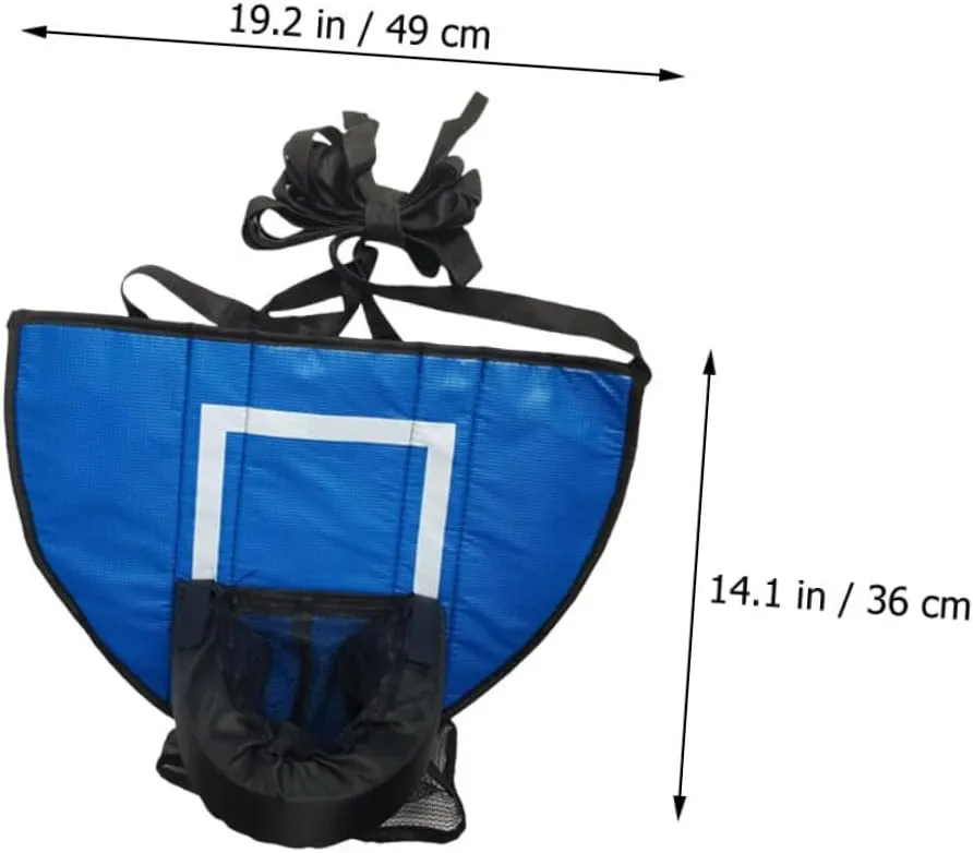 Indoor Trampoline Basketball Hoop for Fun Basketball Rack for Indoor Play for Safety and Skill