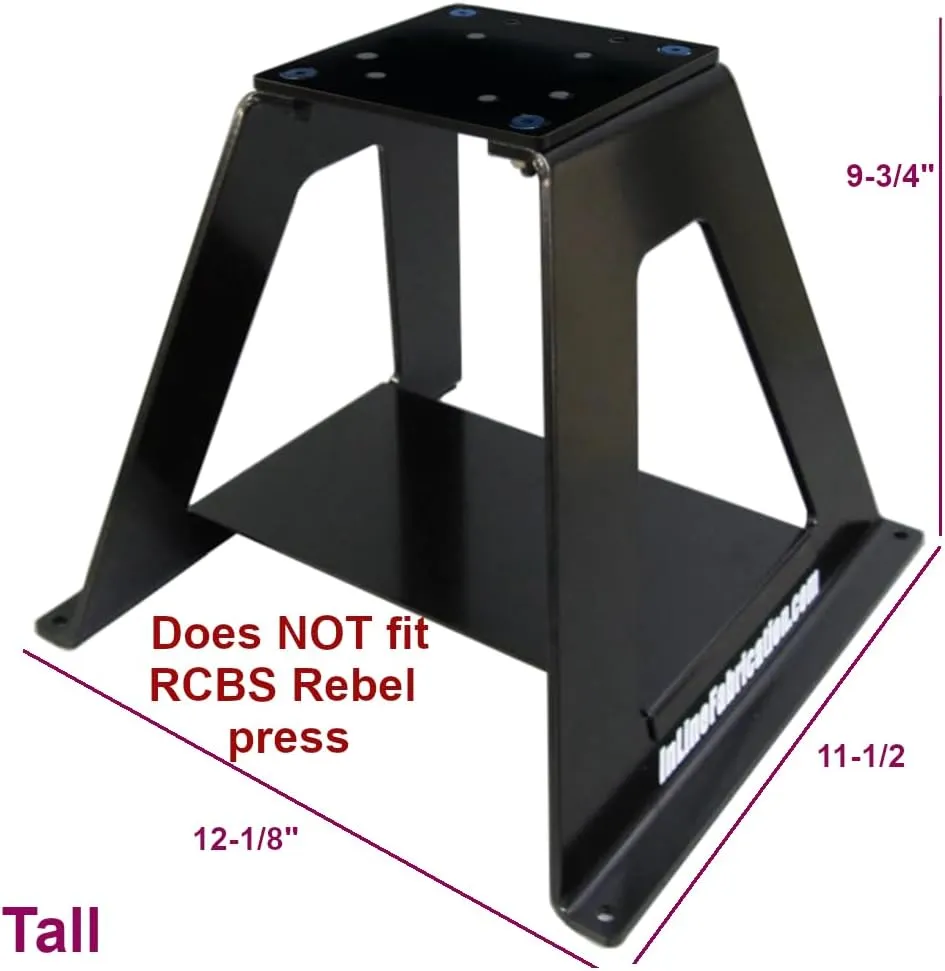 InLine Fabrication Ultramount Riser System Accessory for Reloading Presses - Tall (9-3/4")