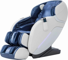 iRest 2024 SL Track Massage Chair Recliner, Full Body Massage Chair with Zero Gravity, Bluetooth Speaker, Airbags, Heating, and Foot Massage (Blue)