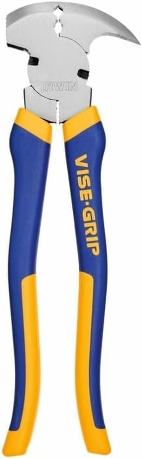 IRWIN VISE-GRIP Pliers, Fencing, 10-1/4-Inch (2078901), Blue