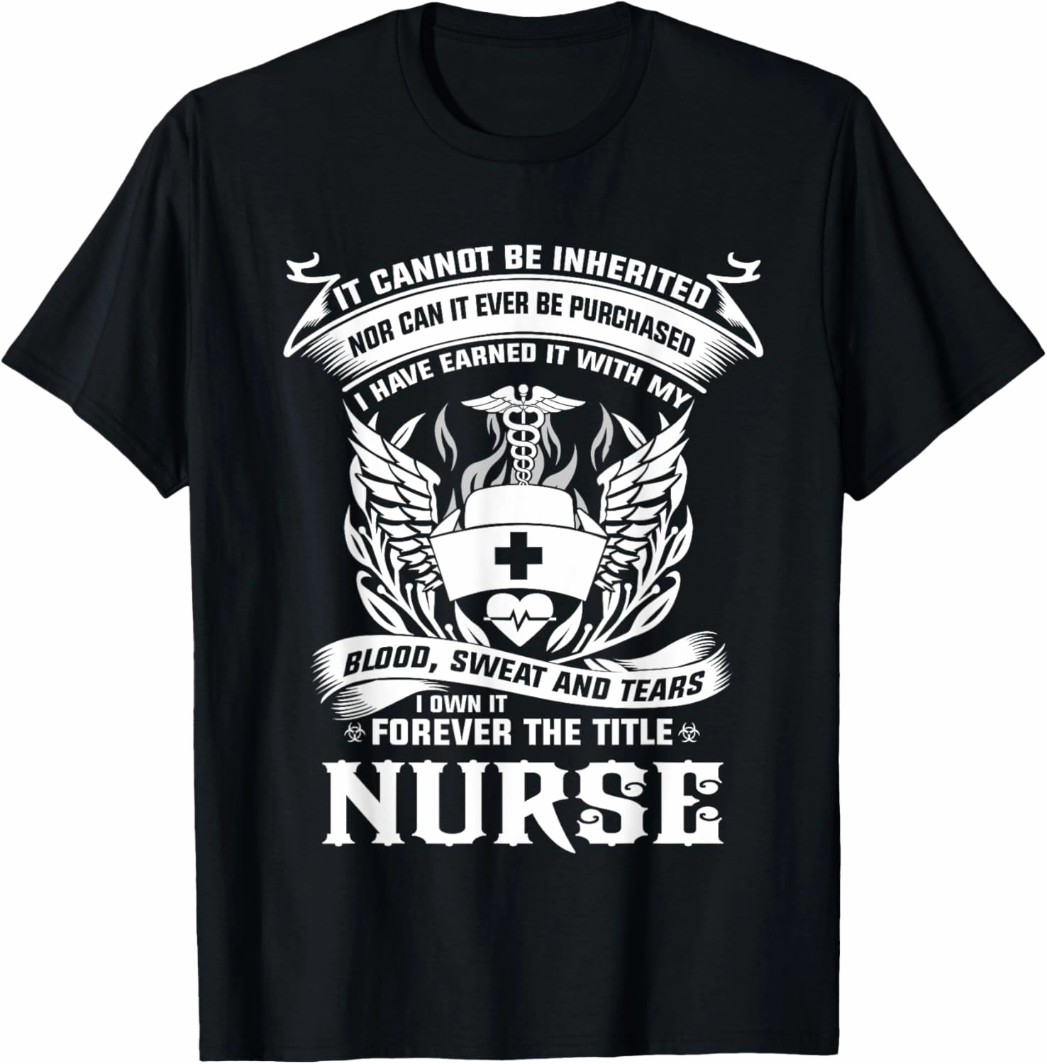 it cannot be inherited nurse t shirt - forever the title T-Shirt