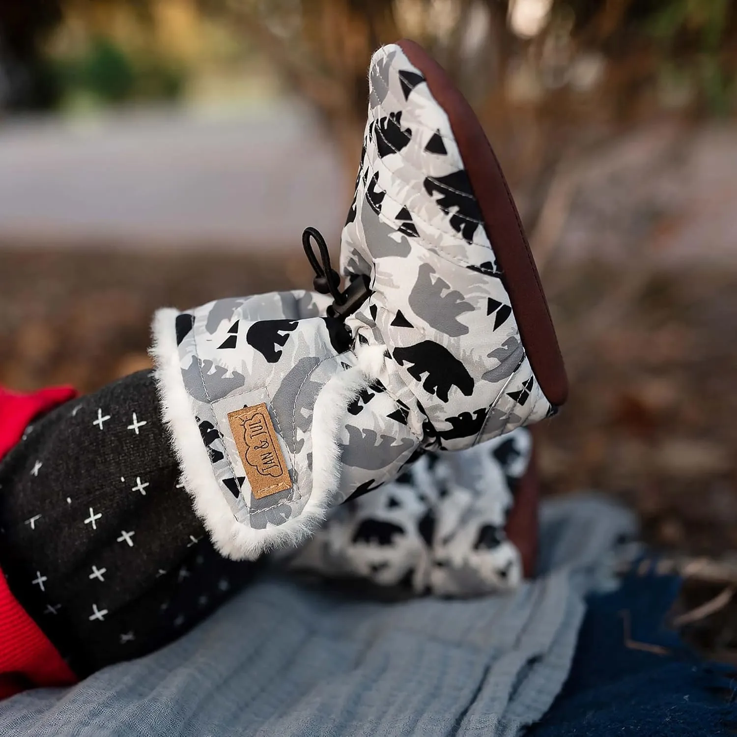 JAN & JUL Faux Fur Lined Winter Booties for Babies and Toddlers