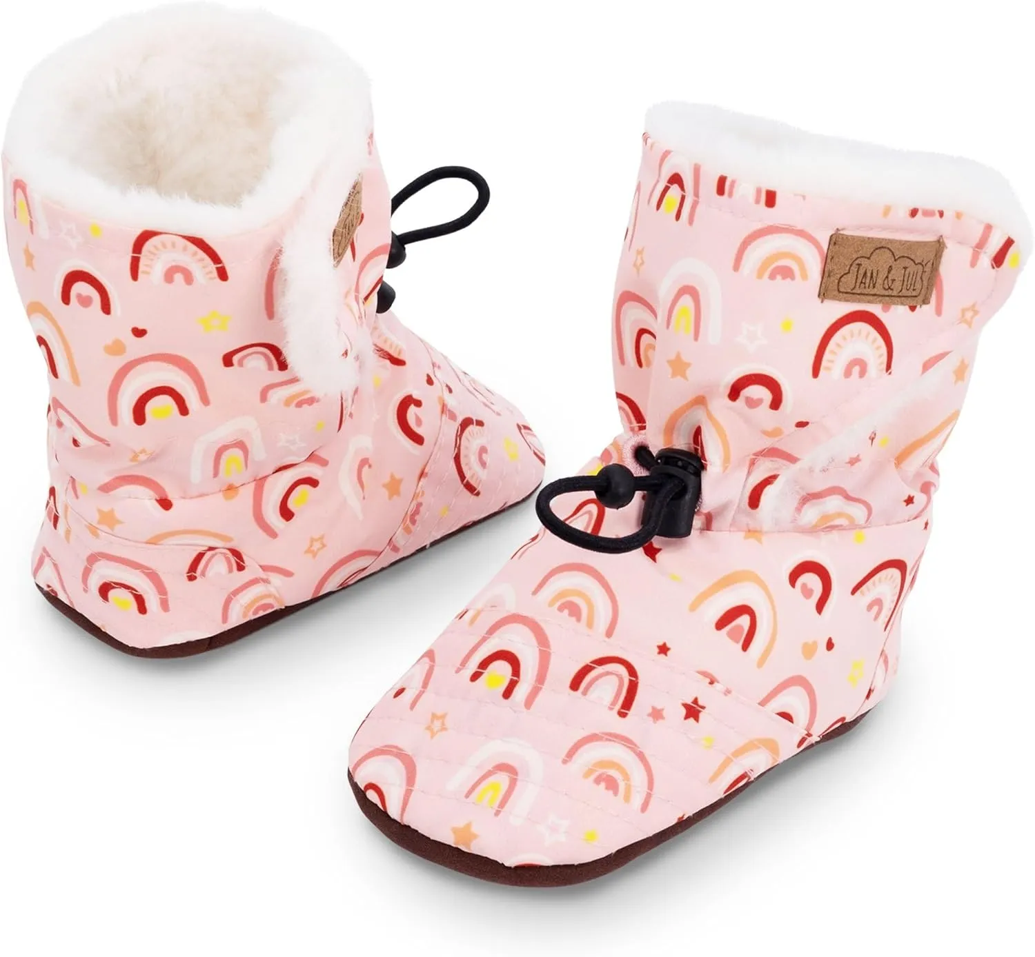 JAN & JUL Faux Fur Lined Winter Booties for Babies and Toddlers