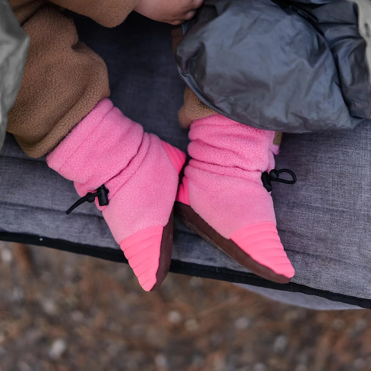 JAN & JUL Fleece Cozy Booties for Babies and Toddlers