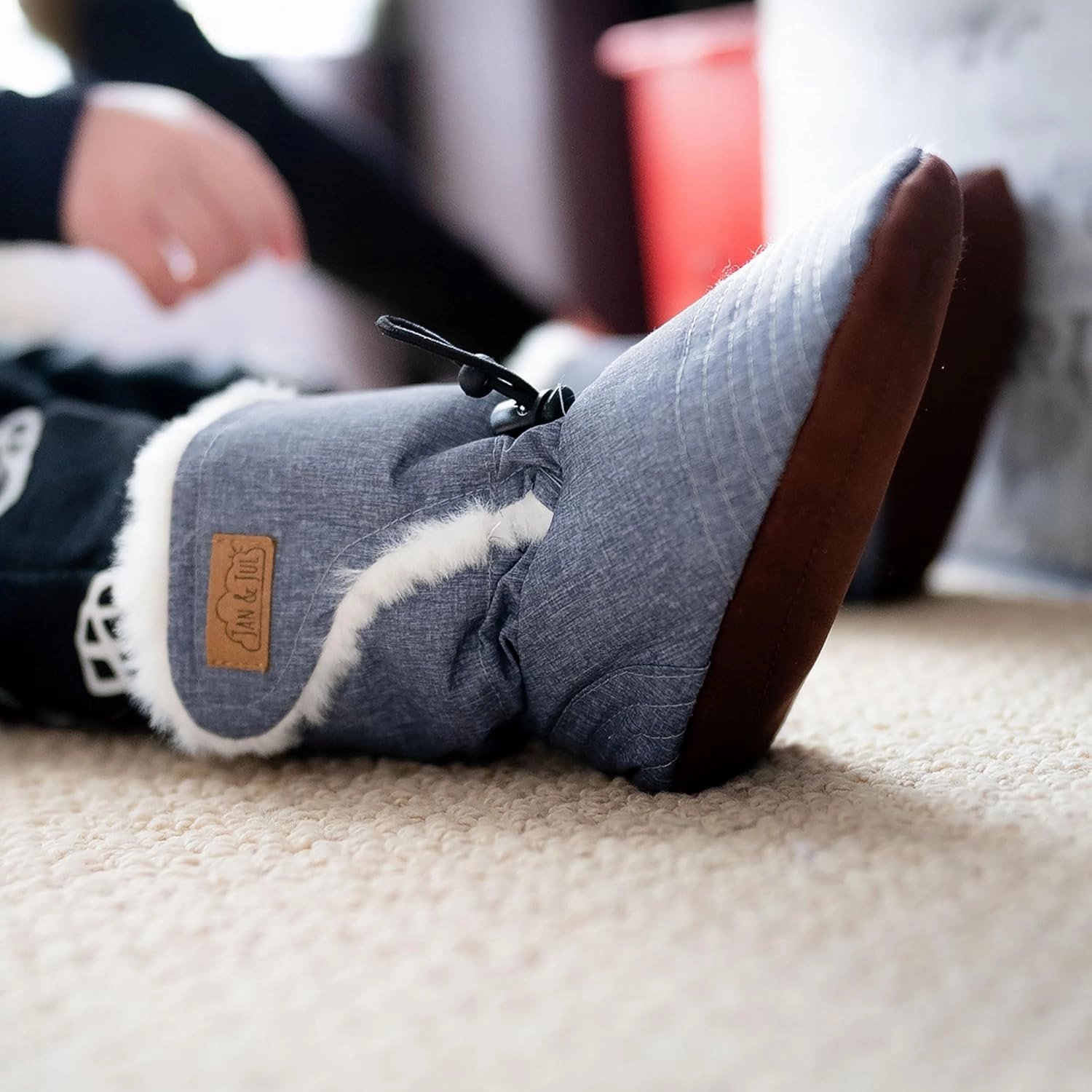 JAN & JUL Faux Fur Lined Winter Booties for Babies and Toddlers