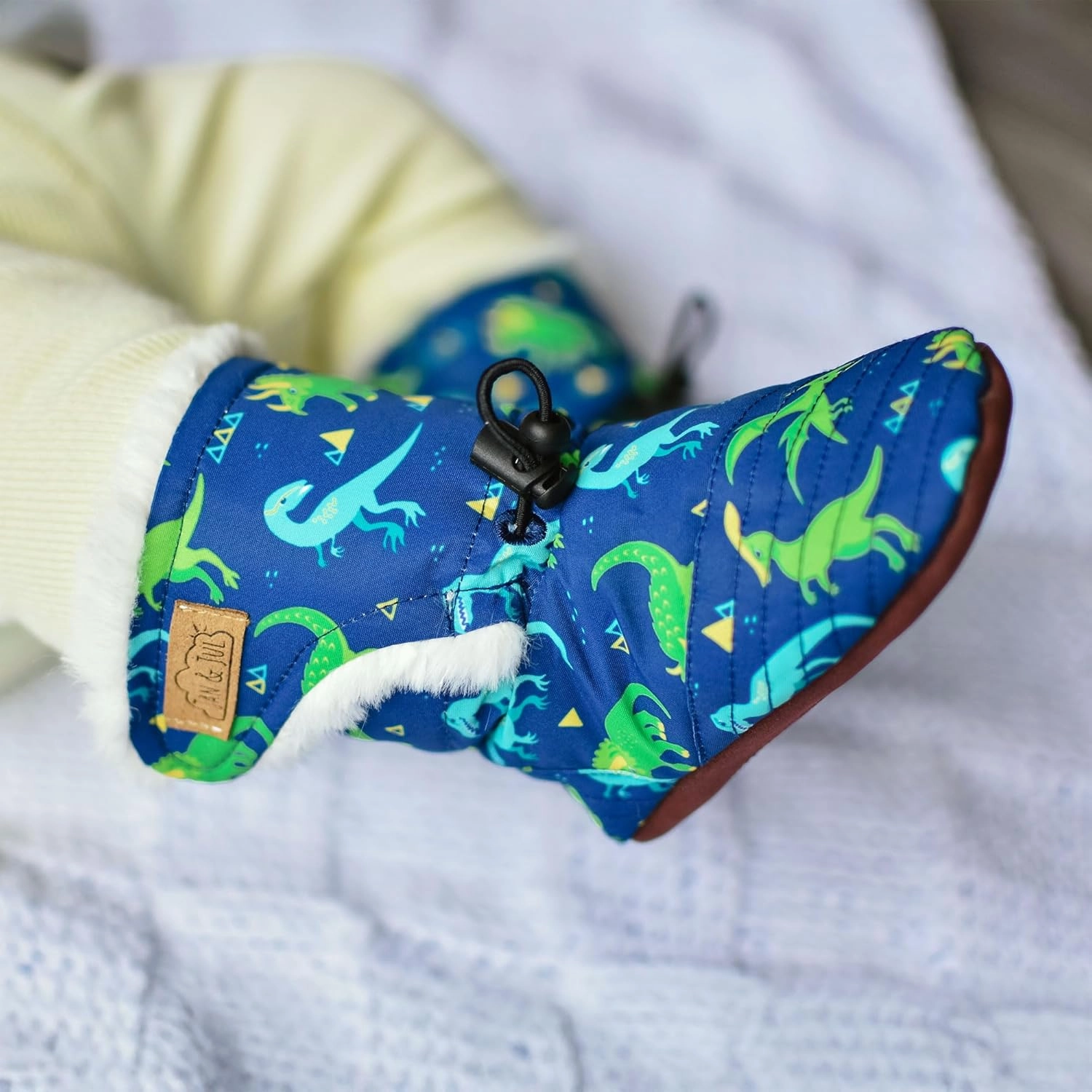 JAN & JUL Faux Fur Lined Winter Booties for Babies and Toddlers