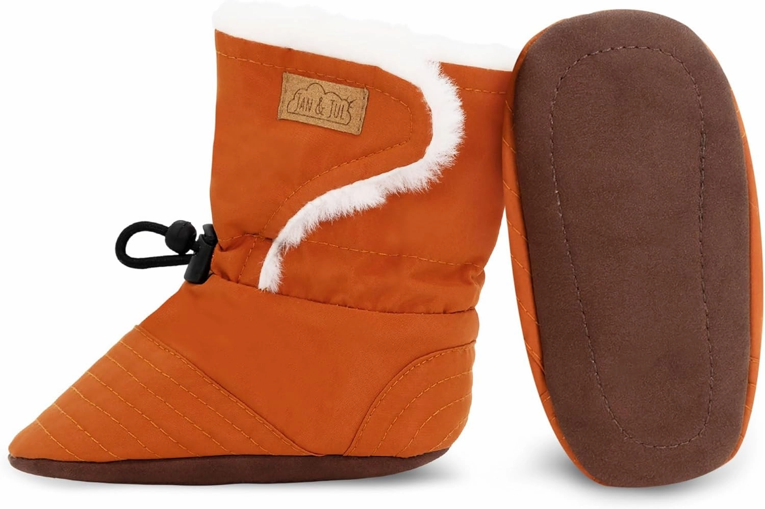 JAN & JUL Faux Fur Lined Winter Booties for Babies and Toddlers