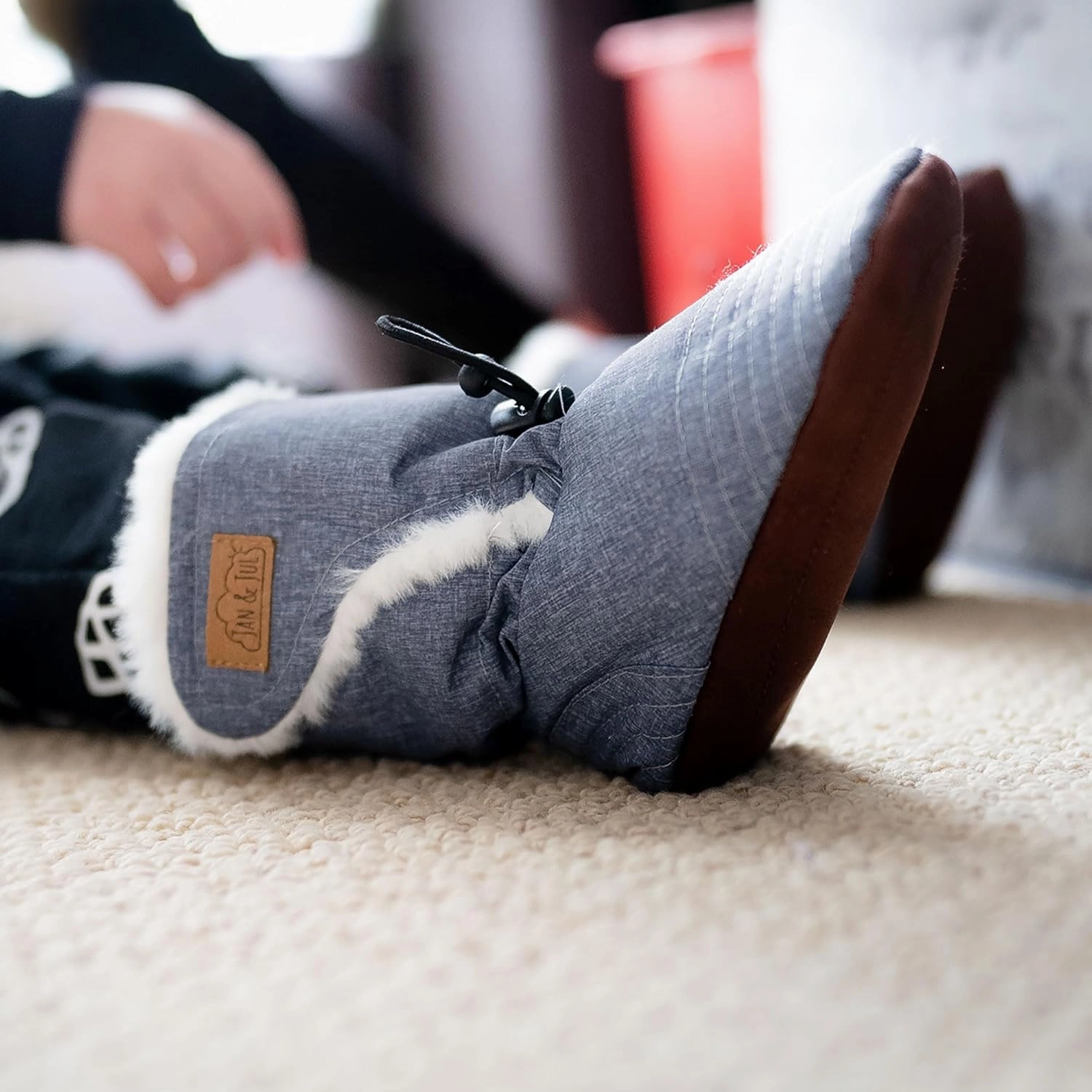 JAN & JUL Faux Fur Lined Winter Booties for Babies and Toddlers