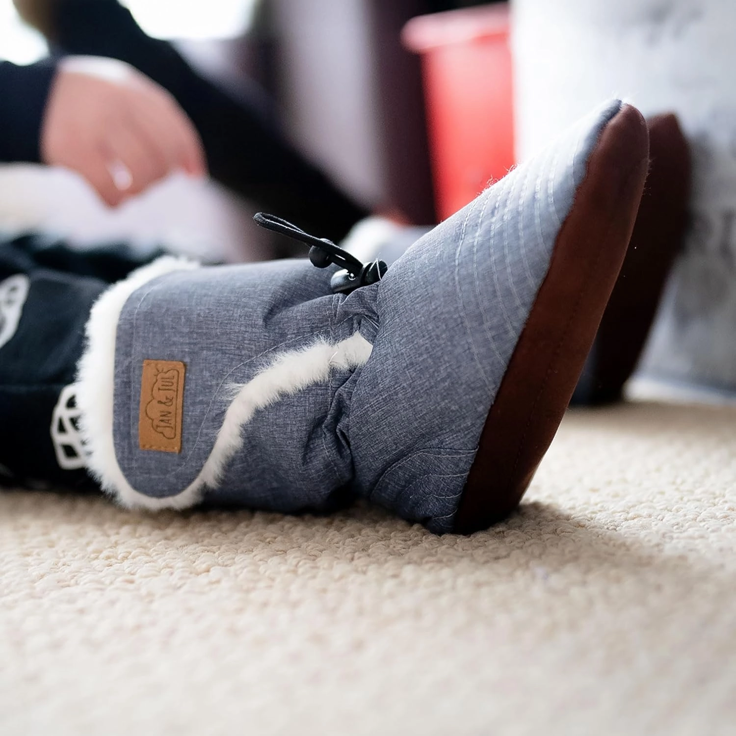 JAN & JUL Faux Fur Lined Winter Booties for Babies and Toddlers