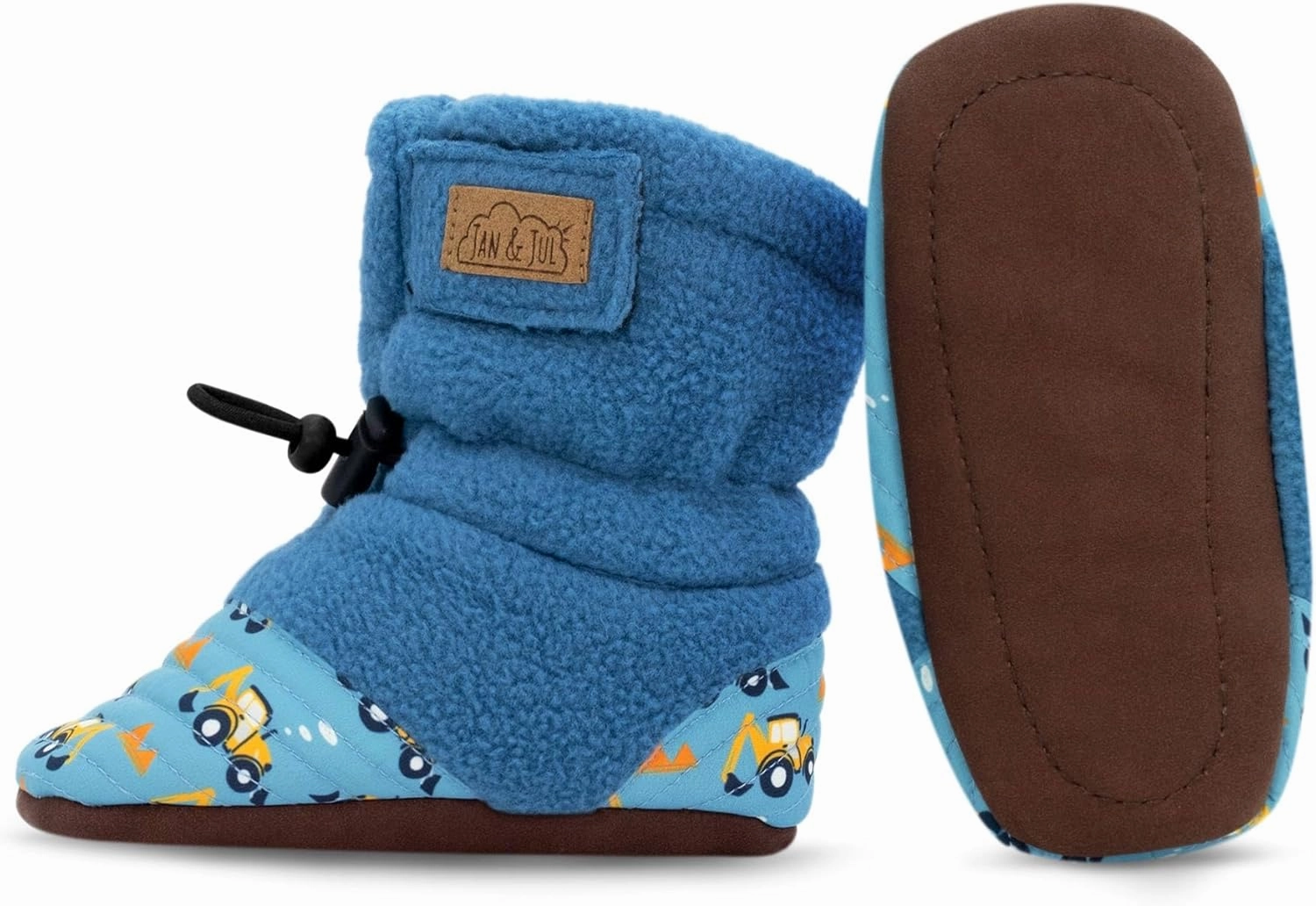 JAN & JUL Fleece Cozy Booties for Babies and Toddlers