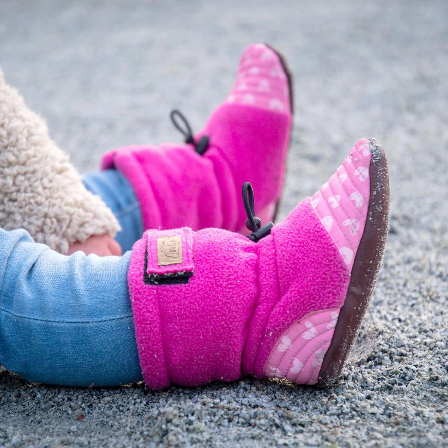 JAN & JUL Fleece Cozy Booties for Babies and Toddlers