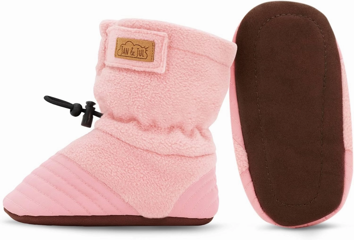 JAN & JUL Fleece Cozy Booties for Babies and Toddlers