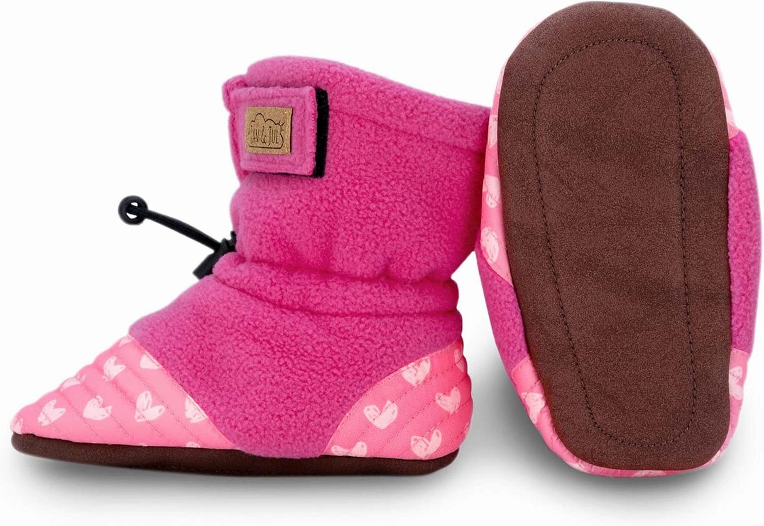 JAN & JUL Fleece Cozy Booties for Babies and Toddlers