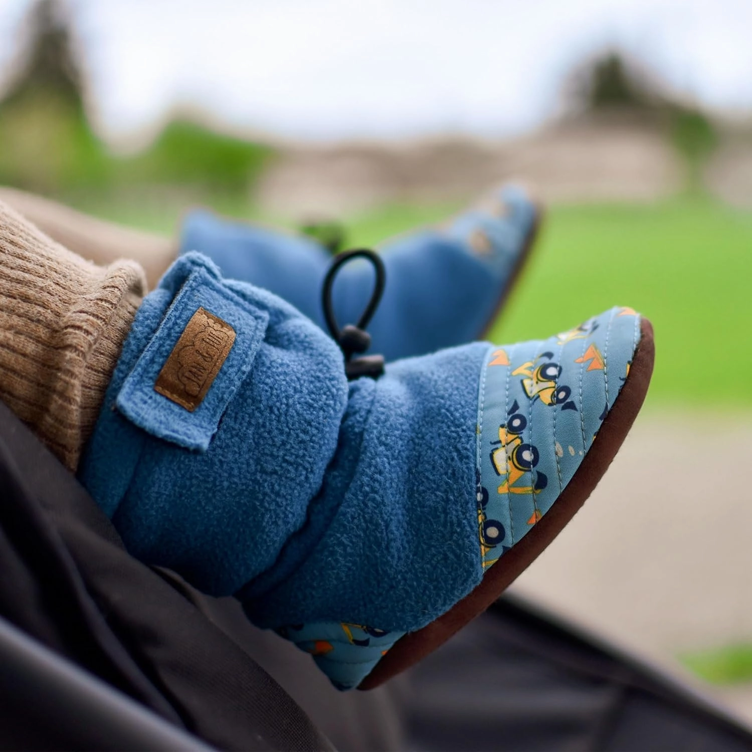 JAN & JUL Fleece Cozy Booties for Babies and Toddlers