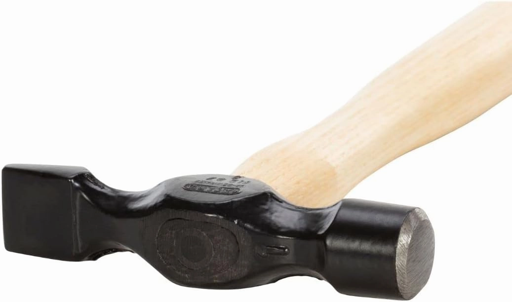 Joiners Hammer, Alloyed Special Steel Head, Durable Ash Wood Handle, Warrington Hammer, Made in Germany, 10 oz