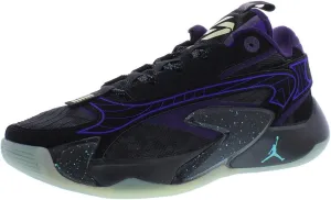 Jordan Boy's Luka 2 (Big Kid) Black/Glow/Regency Purple/Aurora Green 6 Big Kid M