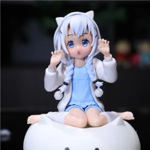 Kafuu Chino & Asaki Action Figure/ECCHI Figure/Painted Character Model/Toy Model/PVC/Anime Collector's Item(Kafuu Chino)