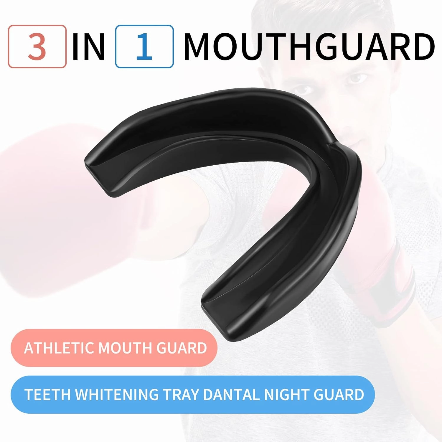 Kathfly 50 Pcs Football Mouth Guards Bulk Pro Sports Mouth Protection Silicone Athletic Mouthguard Gum Teeth Armor for Boxing Basketball Football Hockey Karate Rugby Match