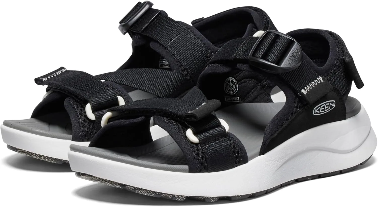 KEEN womens Elle Sport Backstrap Breathable Adjustable Comfortable Open Toe Athletic Wedge