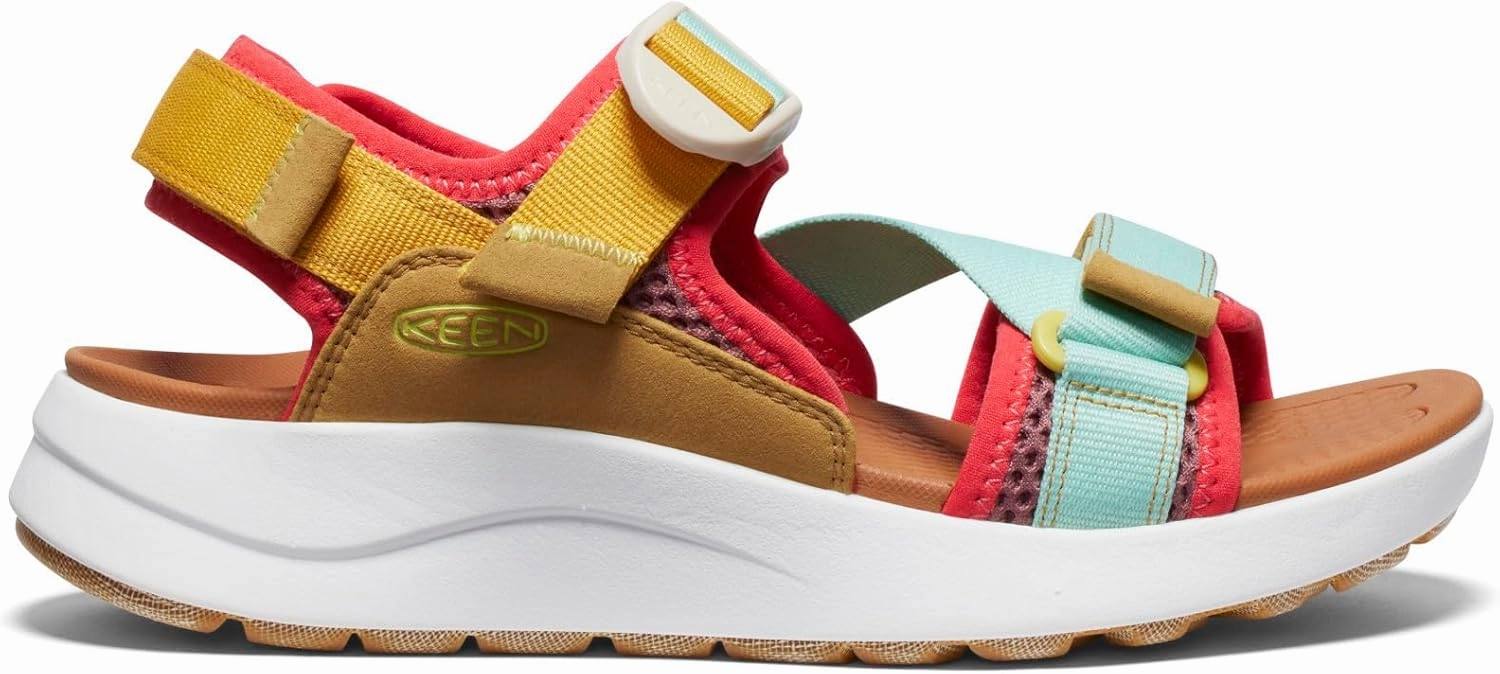 KEEN womens Elle Sport Backstrap Breathable Adjustable Comfortable Open Toe Athletic Wedge