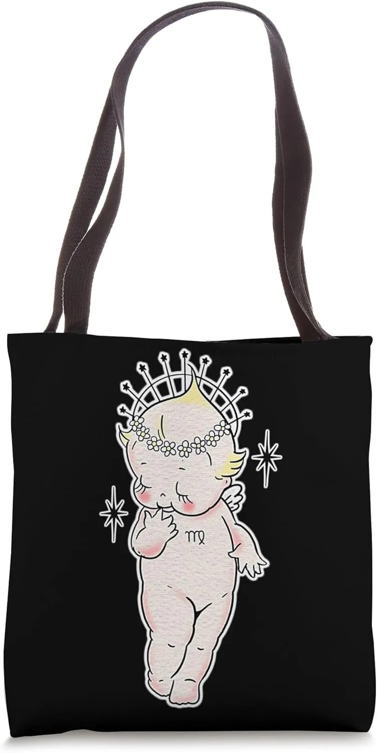 Kewpie Baby Virgo Zodiac Venus Tote Bag