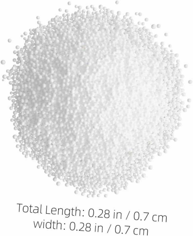 KICHOUSE 1 Pack Bean Bag Filler Refill Particles for Craft Projects Safe Stuffed Material for Dolls Cushions Pet Beds and Pillows