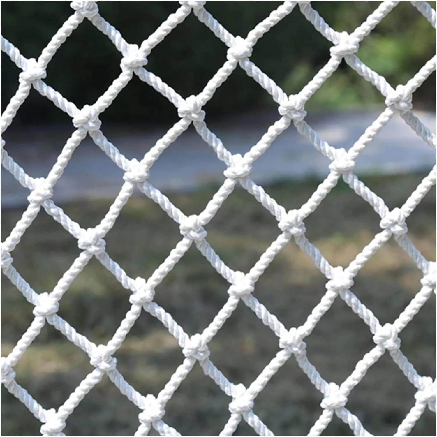 Kid Safety Net Anti Falling Pet Balcony Stair Protection Net White Weaving Net Rope Fence Net Truck Cargo Trailer Netting(1x5m/3x16ft)