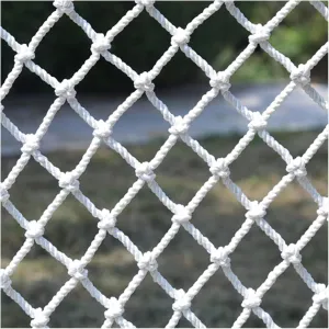 Kid Safety Net Anti Falling Pet Balcony Stair Protection Net White Weaving Net Rope Fence Net Truck Cargo Trailer Netting(1x5m/3x16ft)