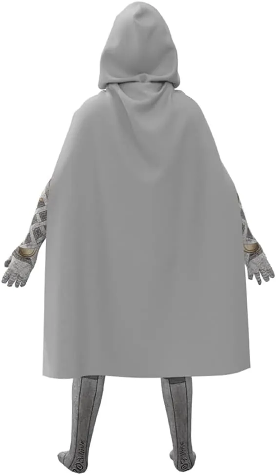 Kids Knight Costume 2024 Halloween Party Cosplay Outfits Jumpsuit Hooded Cloak for Boys
