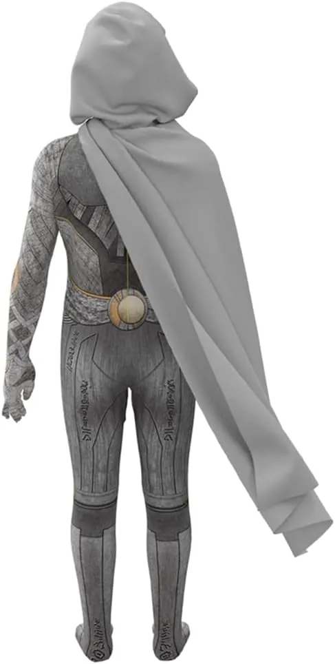 Kids Knight Costume 2024 Halloween Party Cosplay Outfits Jumpsuit Hooded Cloak for Boys