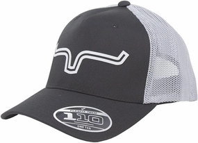 Kimes Ranch Unisex 110 Double Trac Trucker Horns Patch Adjustable Snapback One-Size Hat