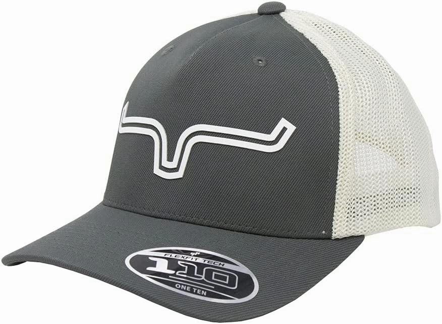 Kimes Ranch Unisex 110 Double Trac Trucker Horns Patch Adjustable Snapback One-Size Hat