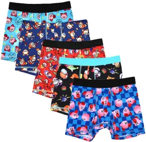 Kirby Character Print Multipack Boy's Boxer Briefs