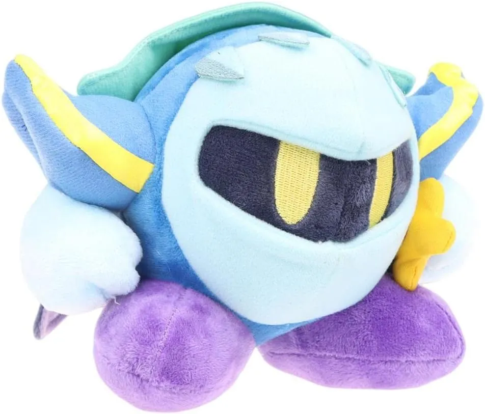 Kirby Plush, 5.9" Meta Knight Plushies Toy for Game Fans Gift, Cute Stuffed Figure Doll for Kids and Adults