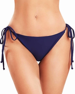 KIWI RATA Womens Swimwear Sexy Tie Side Sweet Heart Brazilian Bikini Bottom Hipster Swimsuit Beachwear Swimwear