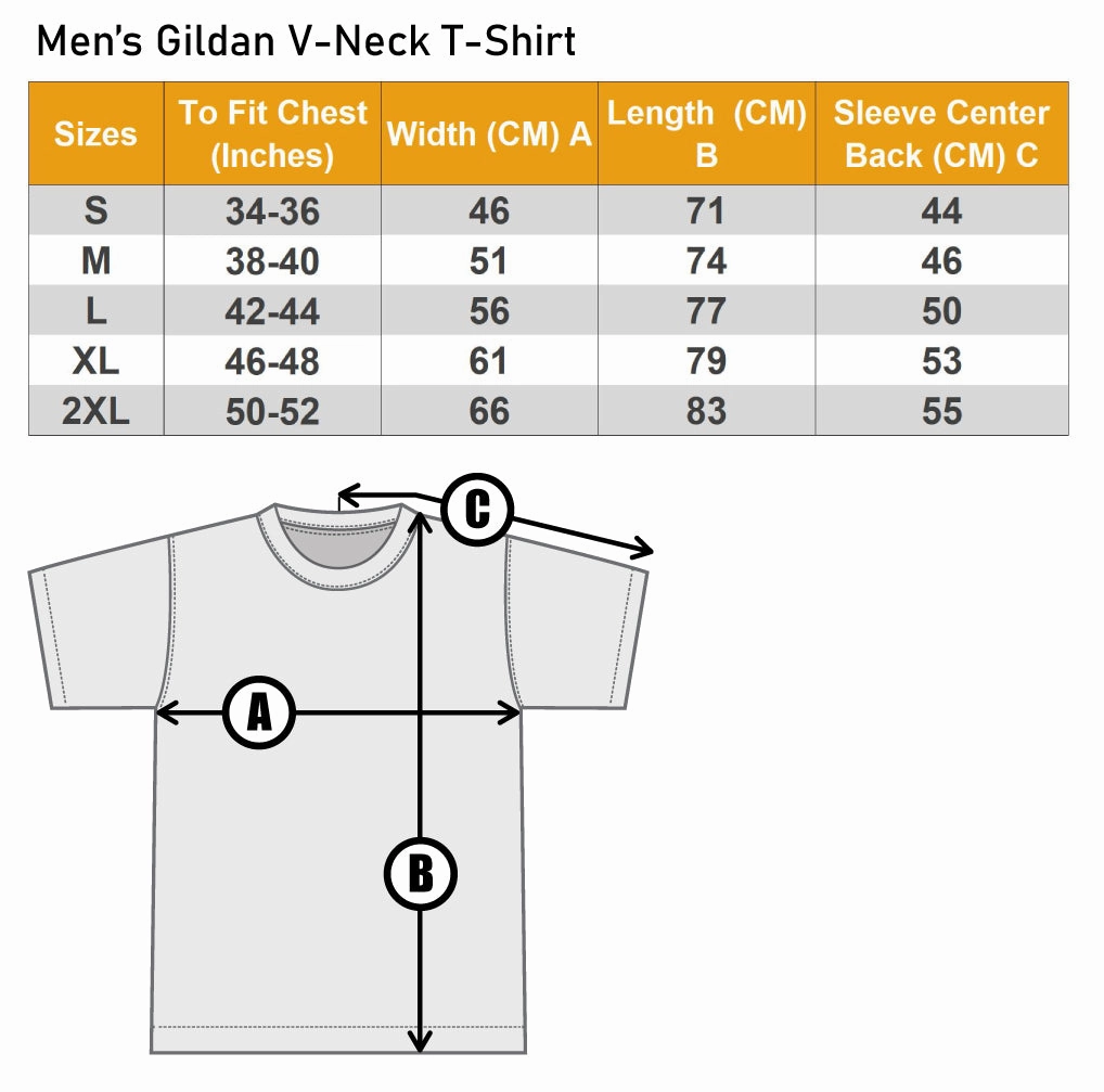 Knights Templar With Broad Sword Mens V-Neck Cotton T-Shirt