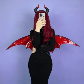 KORURACLUB Wings - Halloween Bat & Devil Wings Accessories