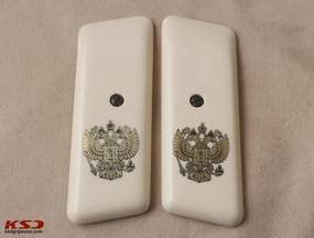 KSD Brand Tokarev TT-33 Compatible Ivory Acrylic Grips